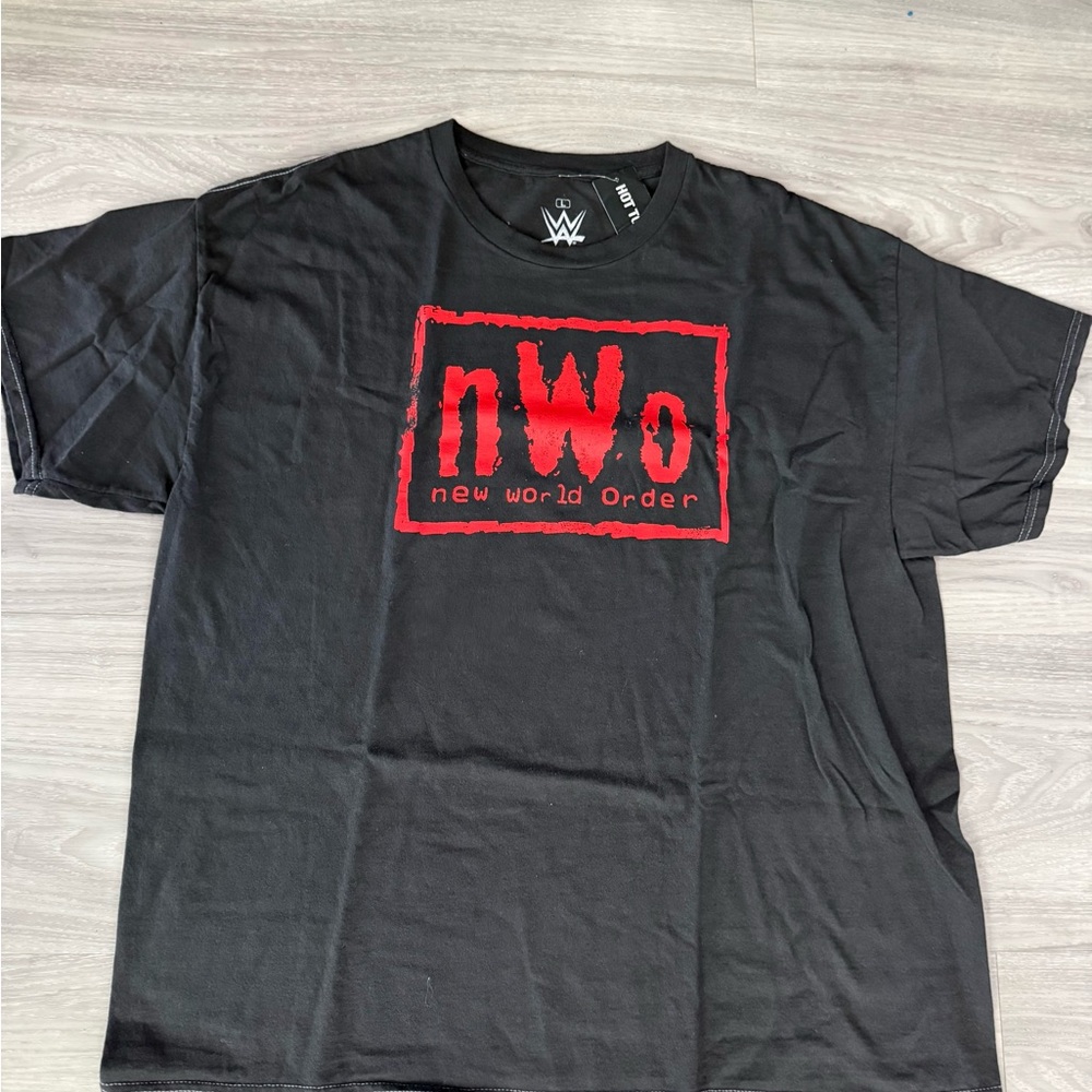 WWE NWO Black and Red Graphic T-Shirt